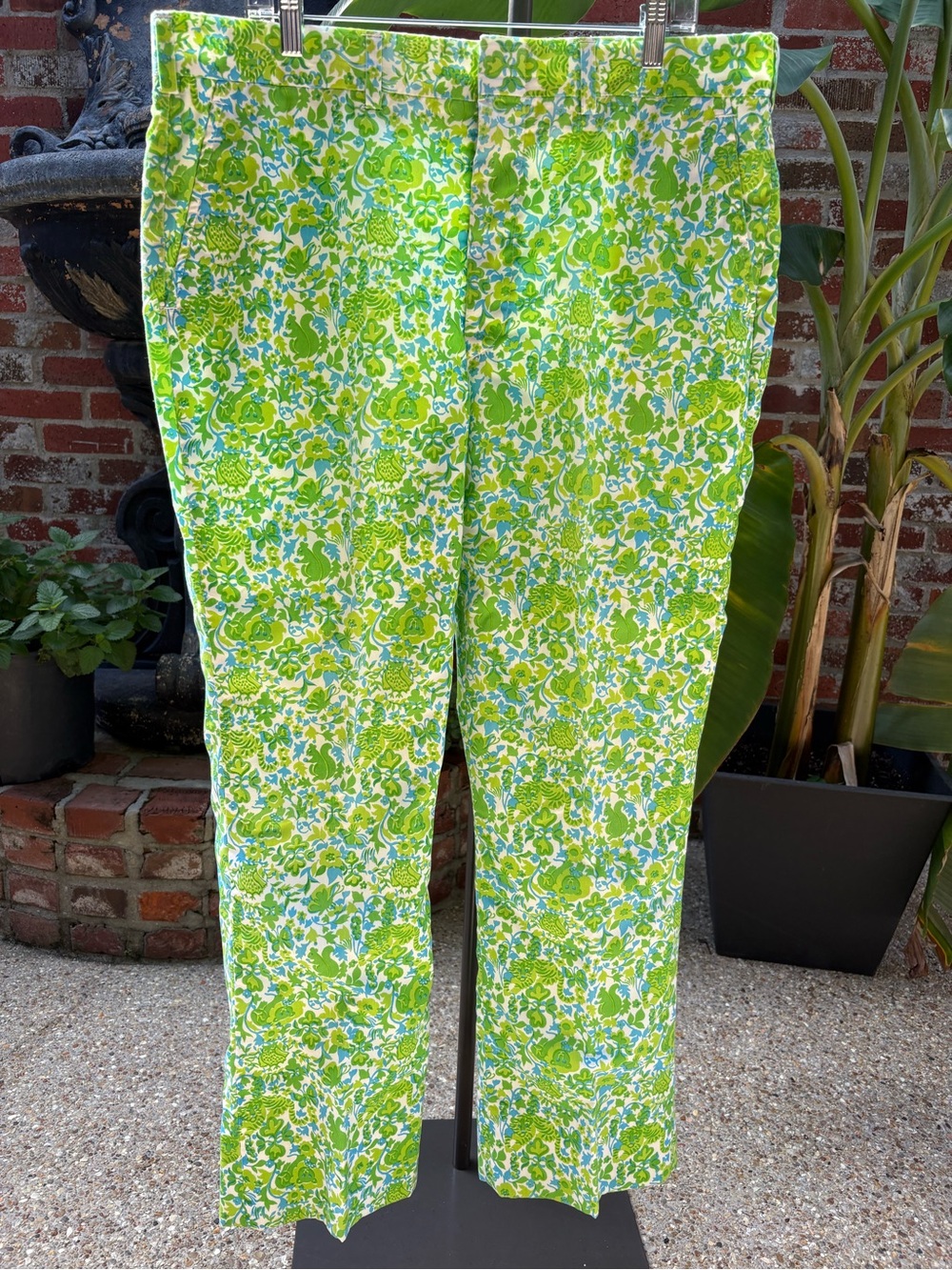 Lilly Pulitzer Vintage Men’s Stuff Palm Beach Pant Animal Print 38” Waist